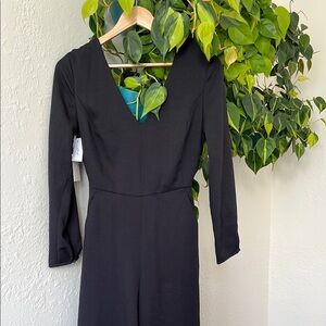 Wilfred Black Long Sleeve Jumpsuit